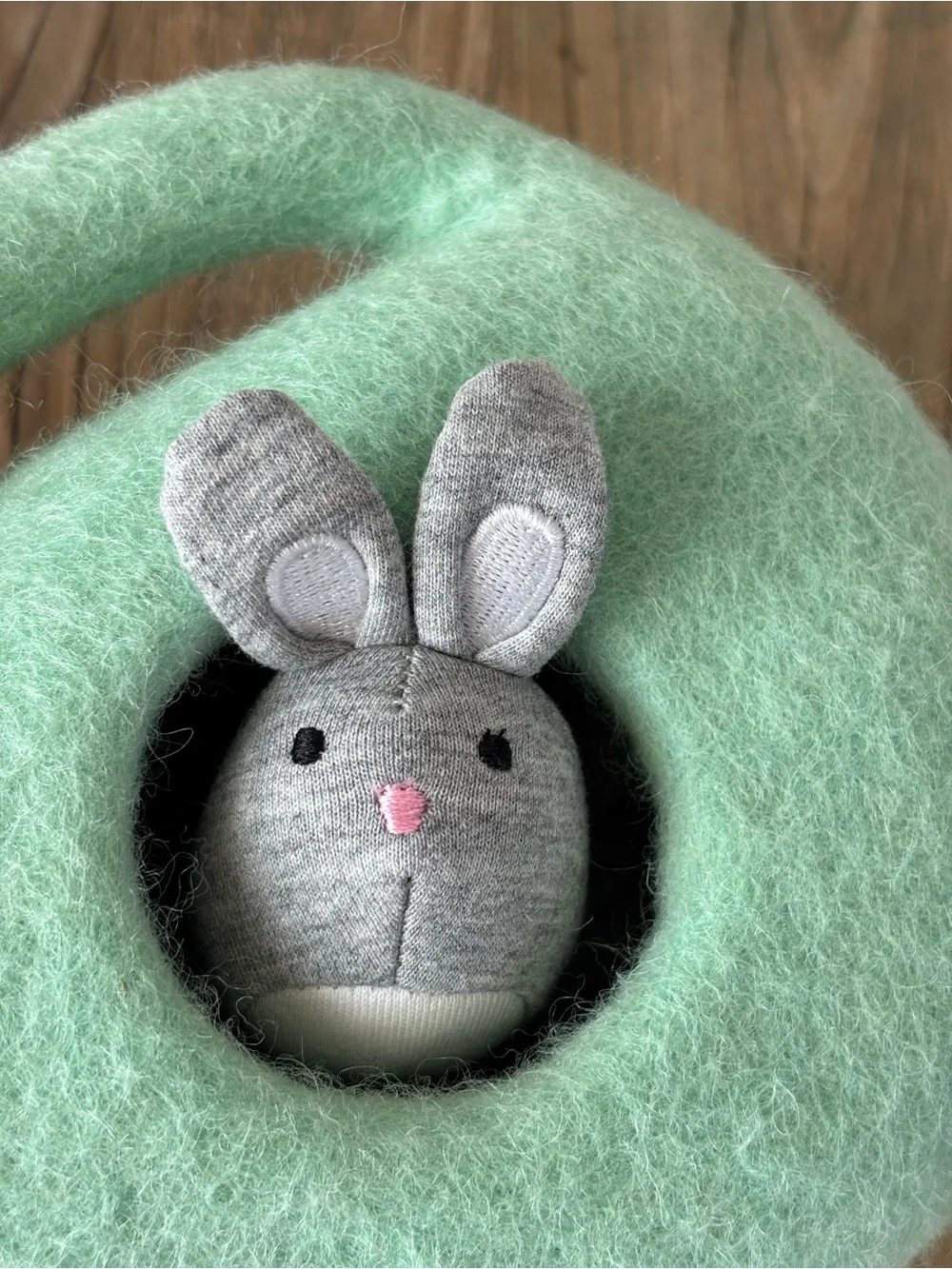 Lovevery Bunnies In A Felt Burrow Playset